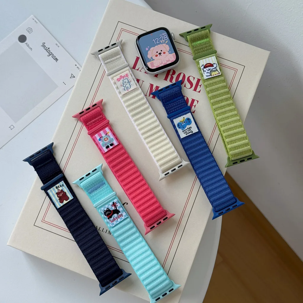 Animal-Tag Mountain-Weave Watch Band (6 Colors)