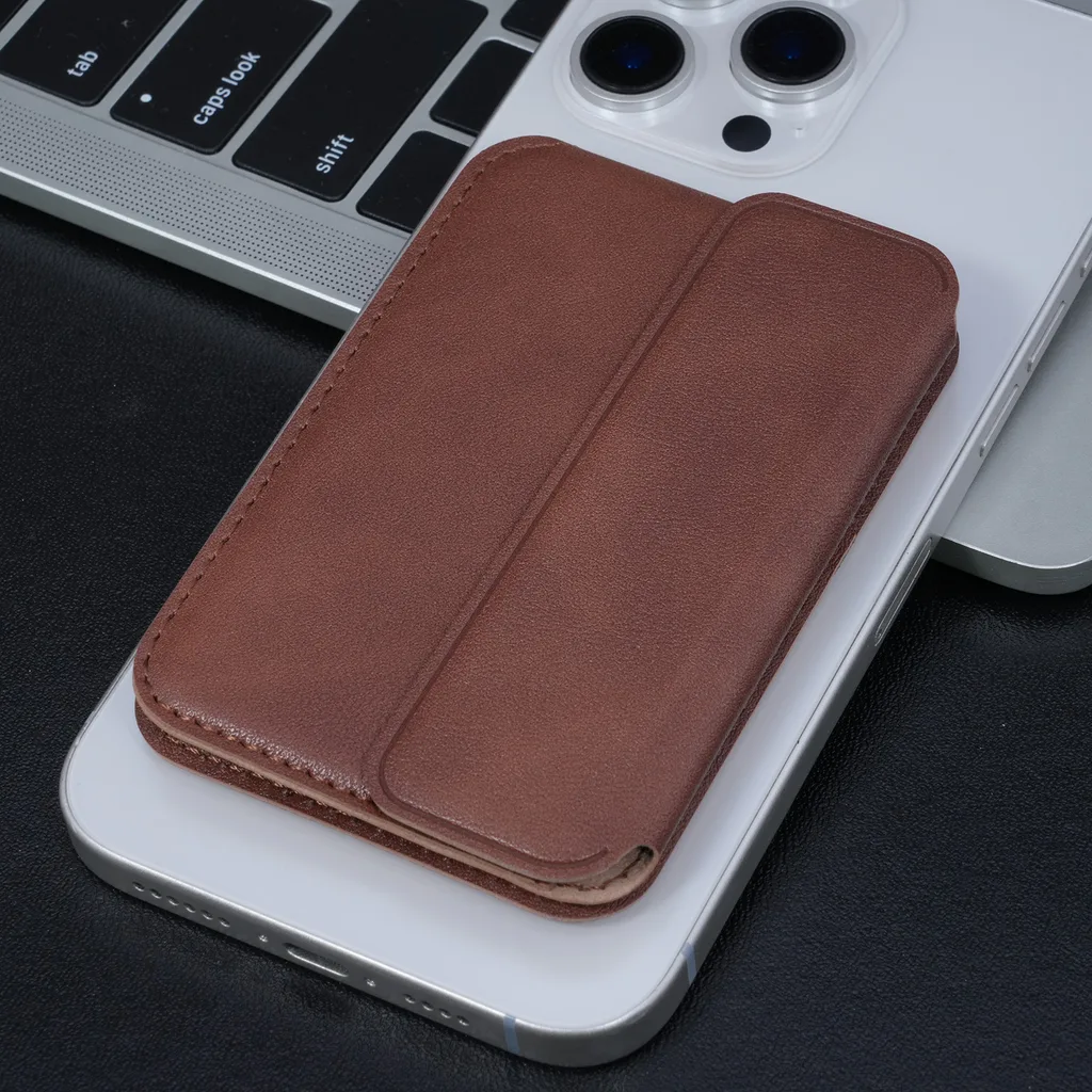 Magnetic card holder (strong magnet, locking card slot)