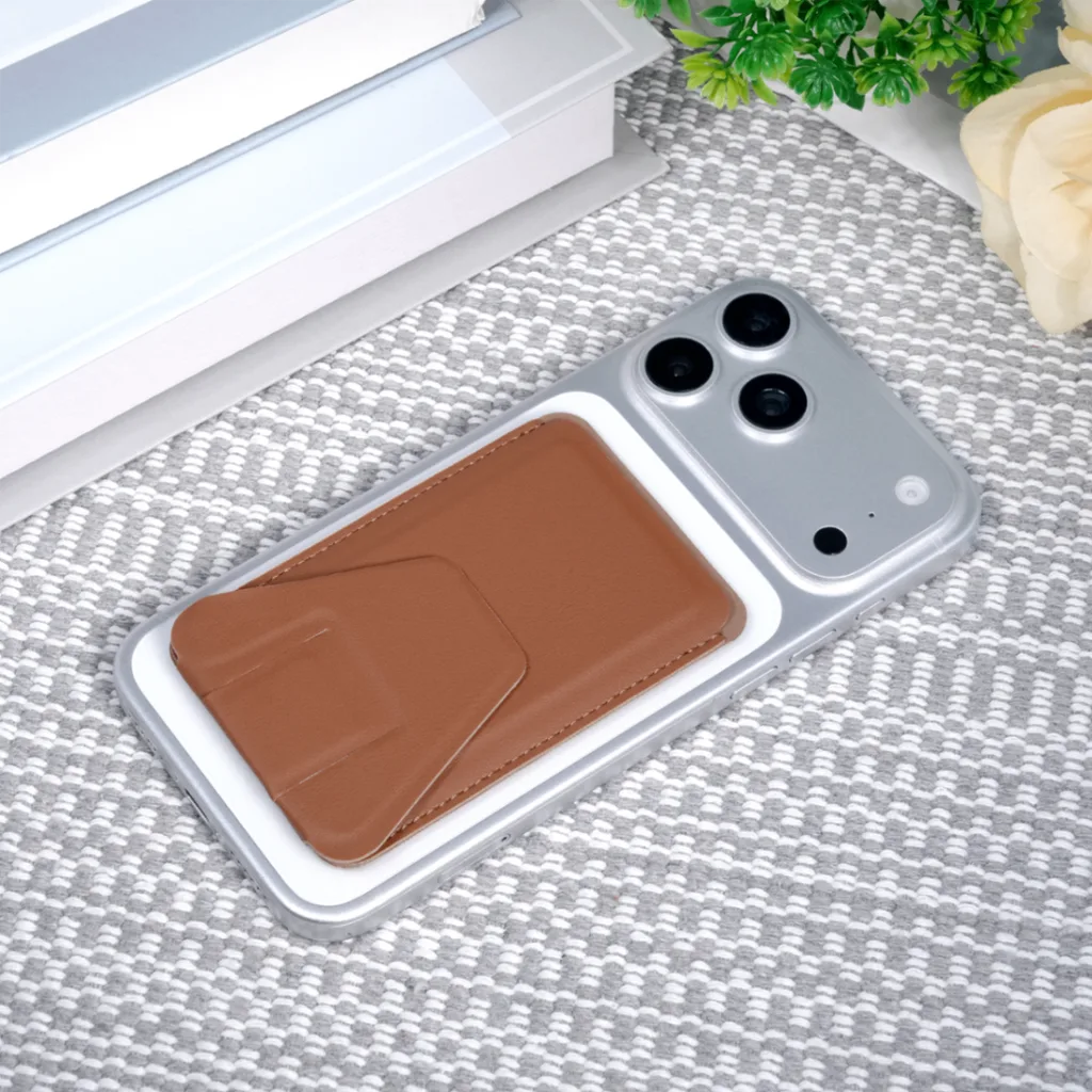 Magnetic card stand (triangular fold, strong magnetic grip)